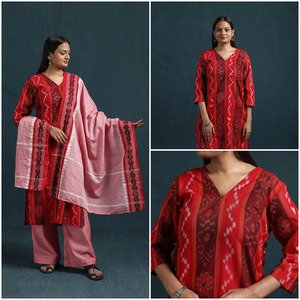 Sambalpuri Cotton Suit Set