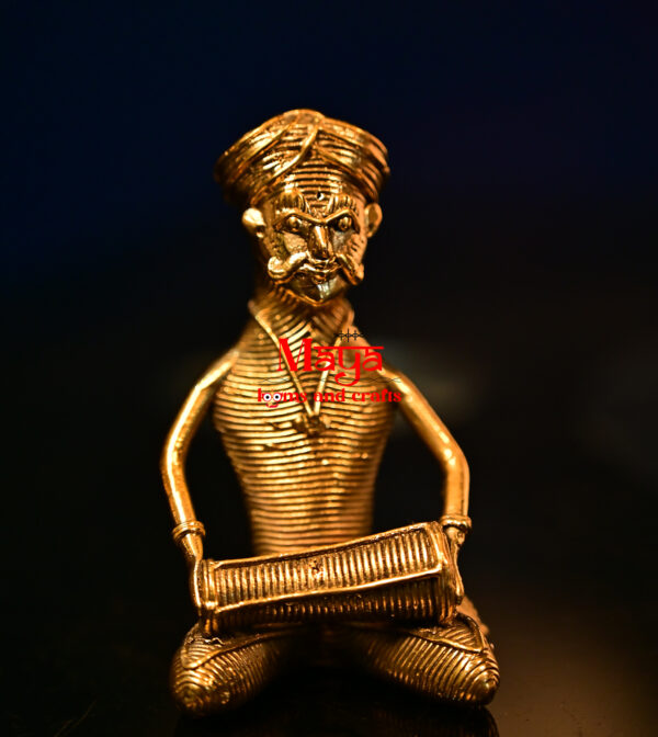 Dhokra Tribal Man (Set of Three)