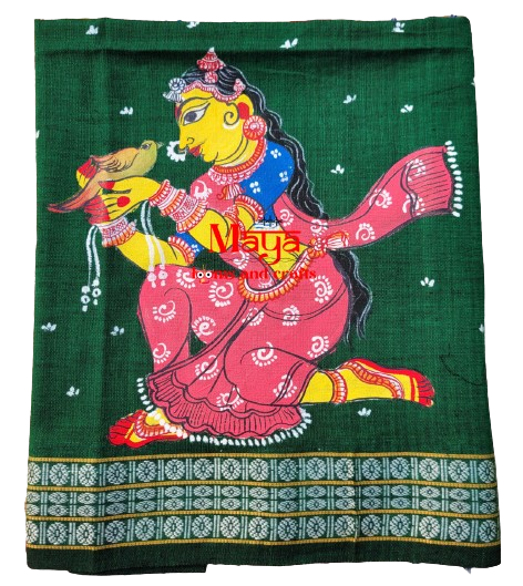 Hand Painted Blouse Piece