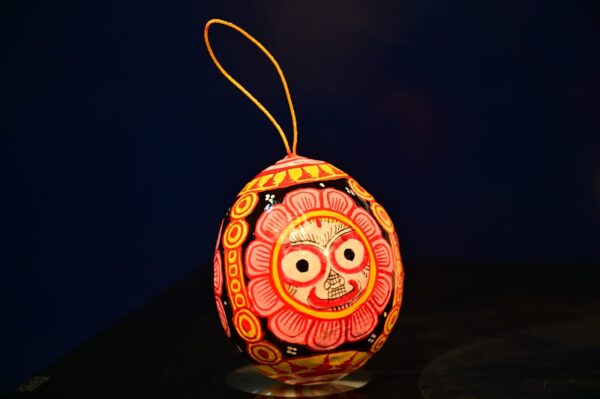 Hanging coconut Patachitra