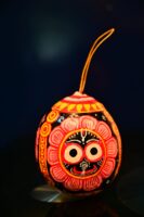 Hanging coconut Patachitra