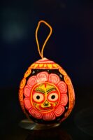 Hanging coconut Patachitra