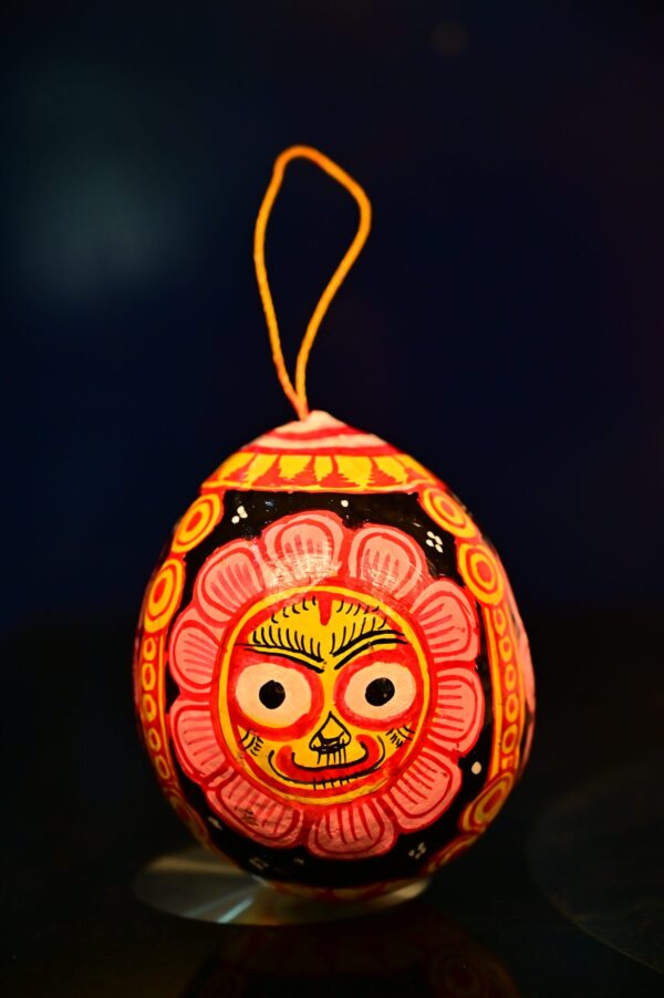 Hanging coconut Patachitra