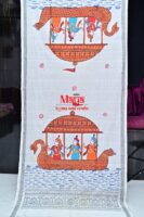 Hand-painted Boita cotton Patachitra dupatta