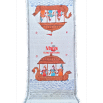 Hand-painted Boita cotton Patachitra dupatta