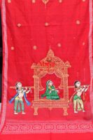 Hand-painted Doli cotton Patachitra dupatta
