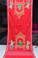 Hand-painted Doli cotton Patachitra dupatta