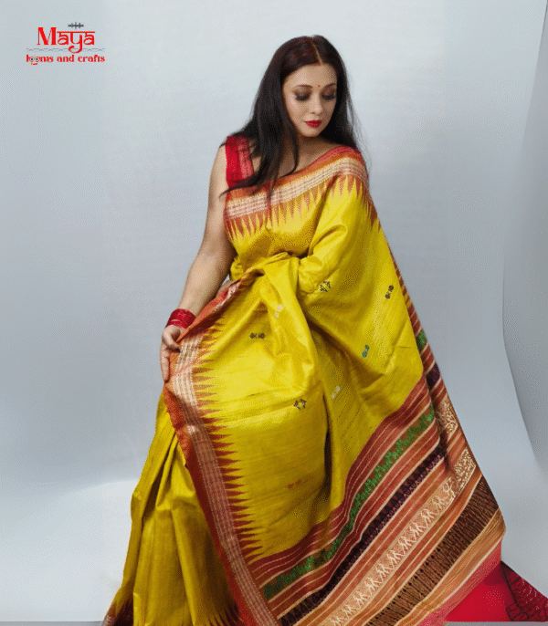 Dashabataram Tussar Silk Saree