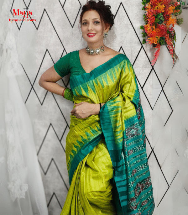 Ghicha Tussar Silk Saree