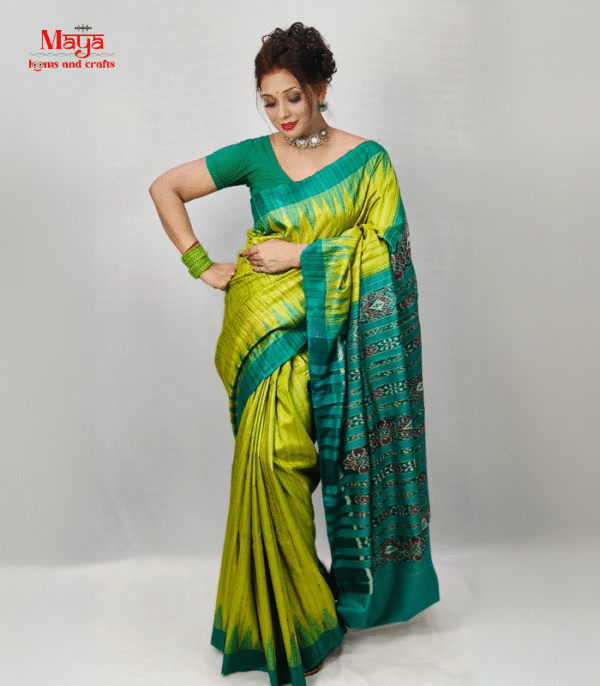 Ghicha Tussar Silk Saree