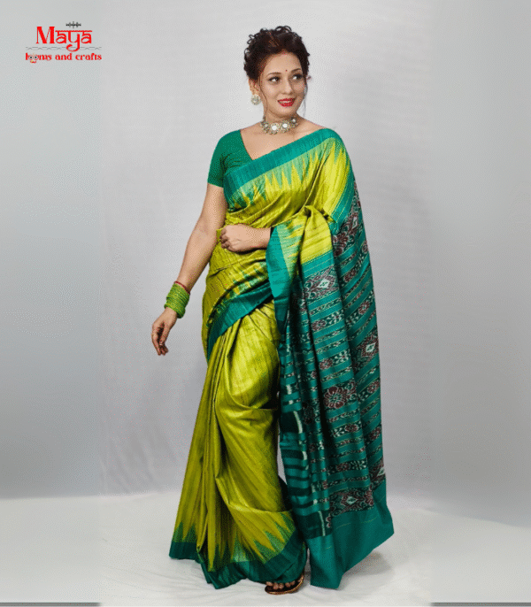 Ghicha Tussar Silk Saree