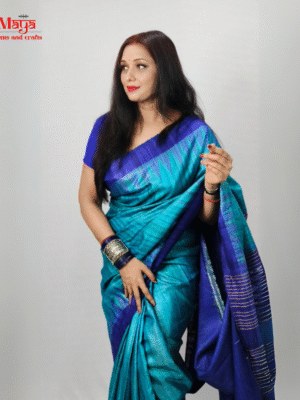 Ghicha Tussar Silk Saree
