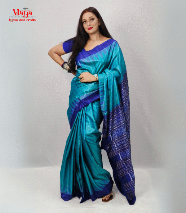 Ghicha Tussar Silk Saree