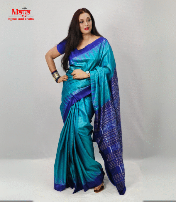 Ghicha Tussar Silk Saree