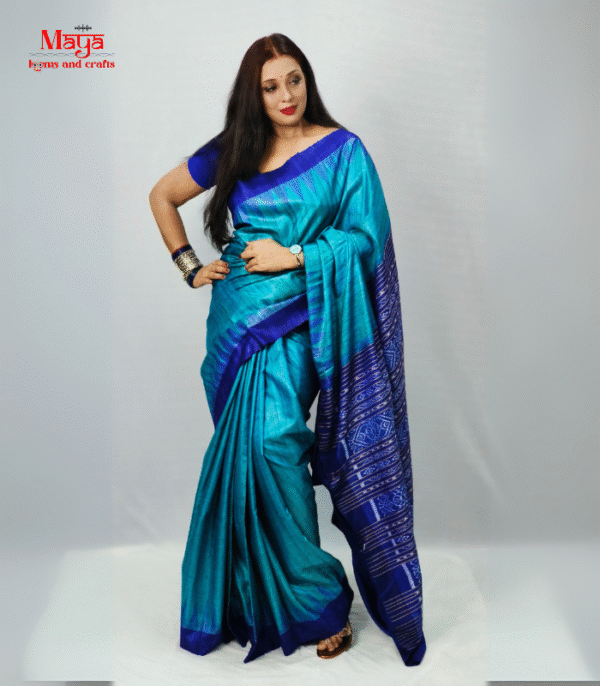 Ghicha Tussar Silk Saree
